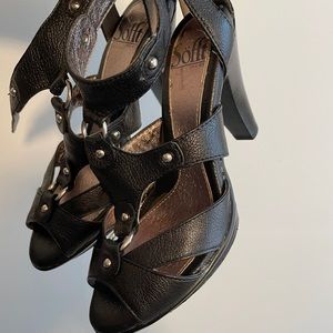 Sofft Strappy Black Heels